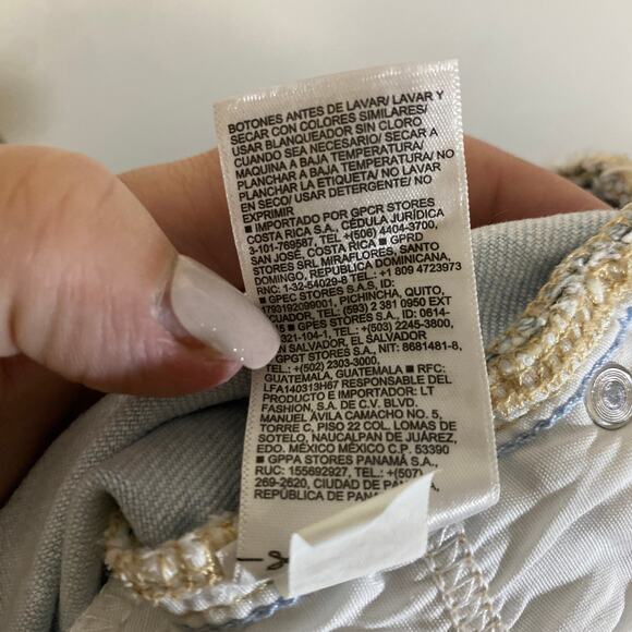 Old Navy High Rise O.G. Straight Super Light Wash Denim Ankle Length Plus Sz 24 - Picture 10 of 11